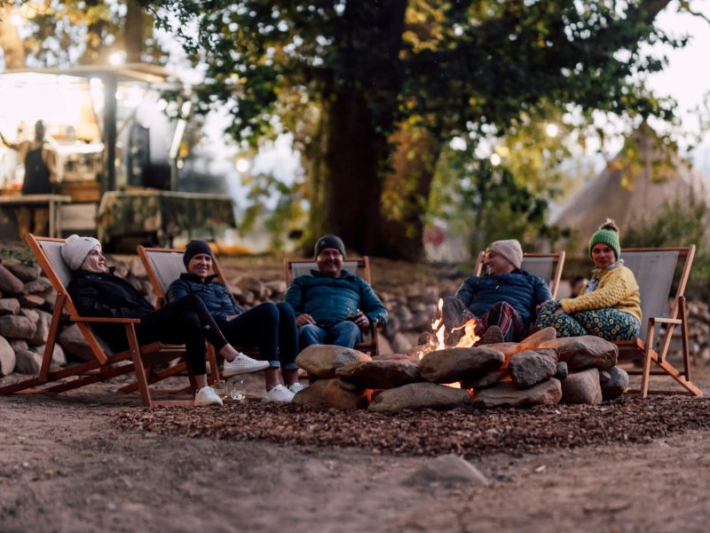 Family activity at De Stilte Tulbagh