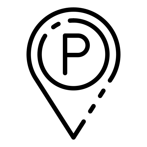 Parking pin icon